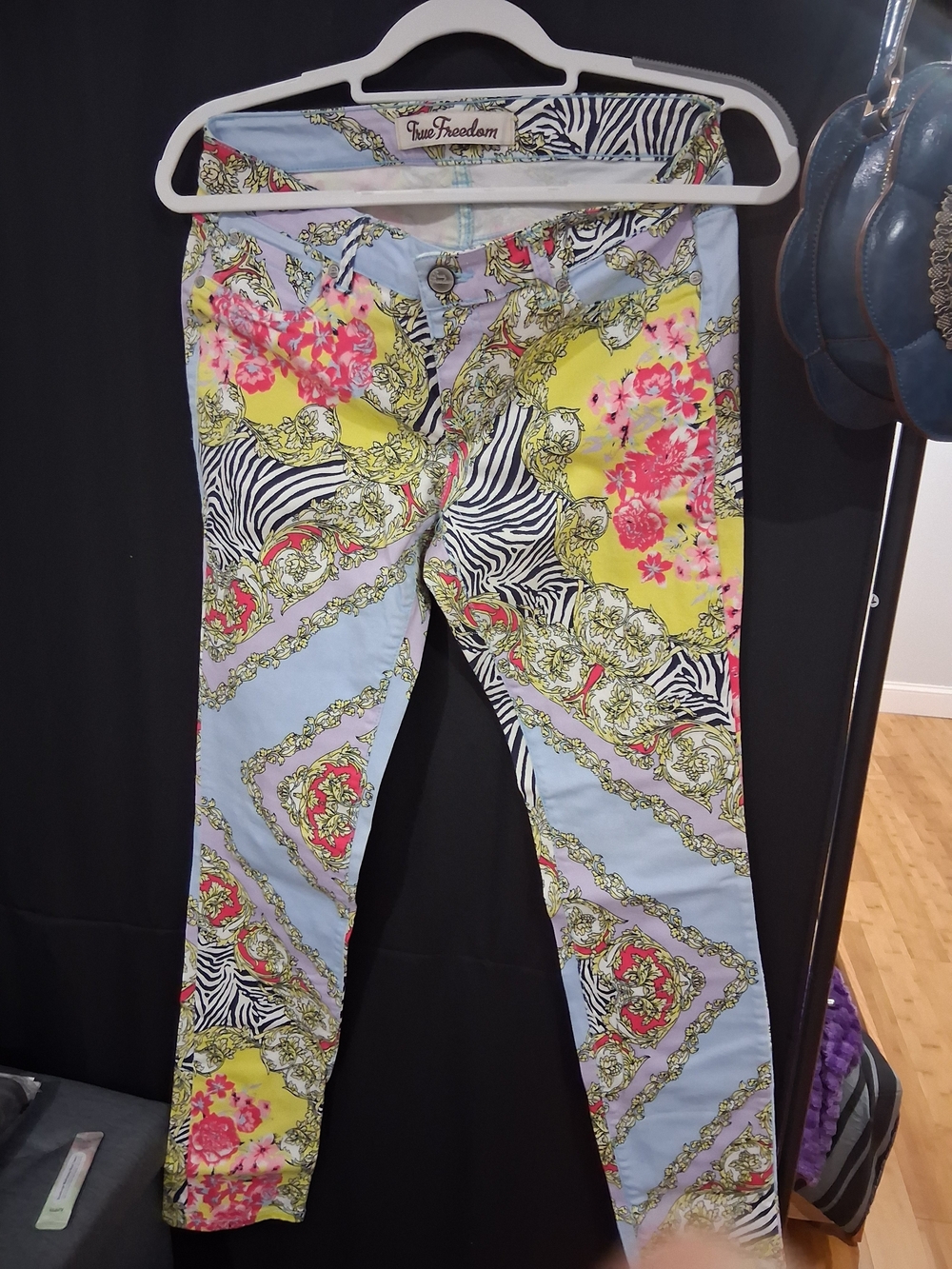 True Freedom Women's Skinny Jeans - Light Blue, Yellow, Pink, Black